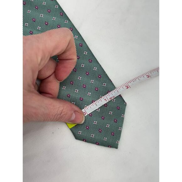 Boys IMANI green and pink tie - Picture 4 of 11